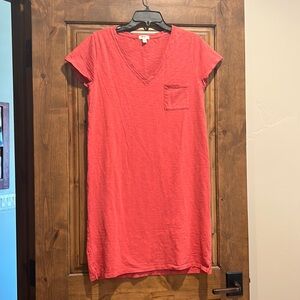 Dylan brunt orange tee shirt dress